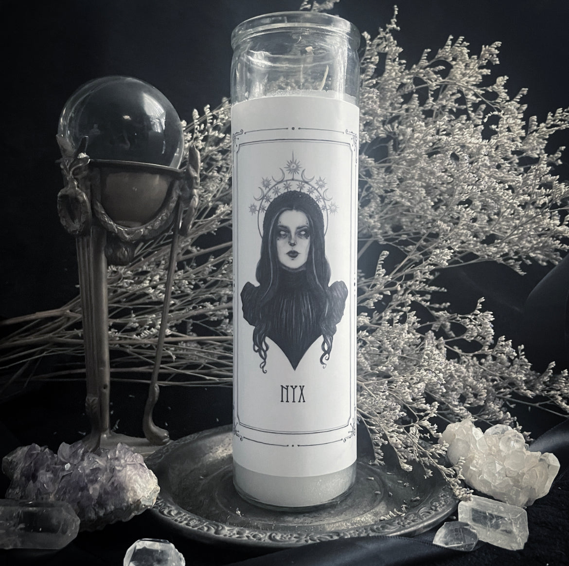 Nyx Devotional Candle - 3x6” High Quality Vinyl Sticker